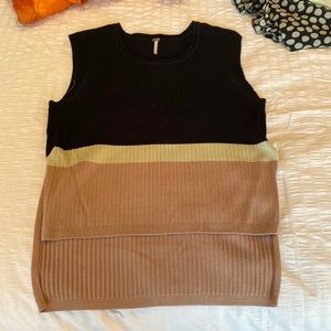 Free People Stop and Stare Sweater Skirt Set